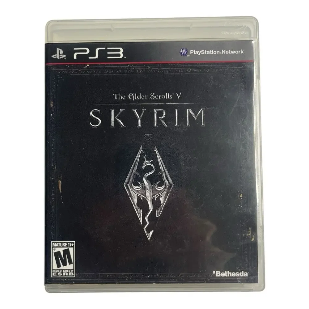 Playstation 3 PS3 Video Game Battlefield Hardline‎ Crysis 2 Skyrim Bundle Lot 3